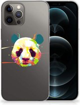 Back Case TPU Siliconen Hoesje iPhone 12 Pro Max Smartphone hoesje Panda Color