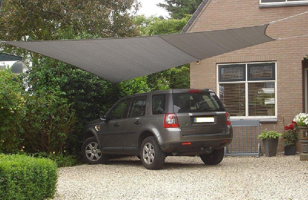 Nesling Dreamsail voile d'ombrage carré, 400x400cm, Gris