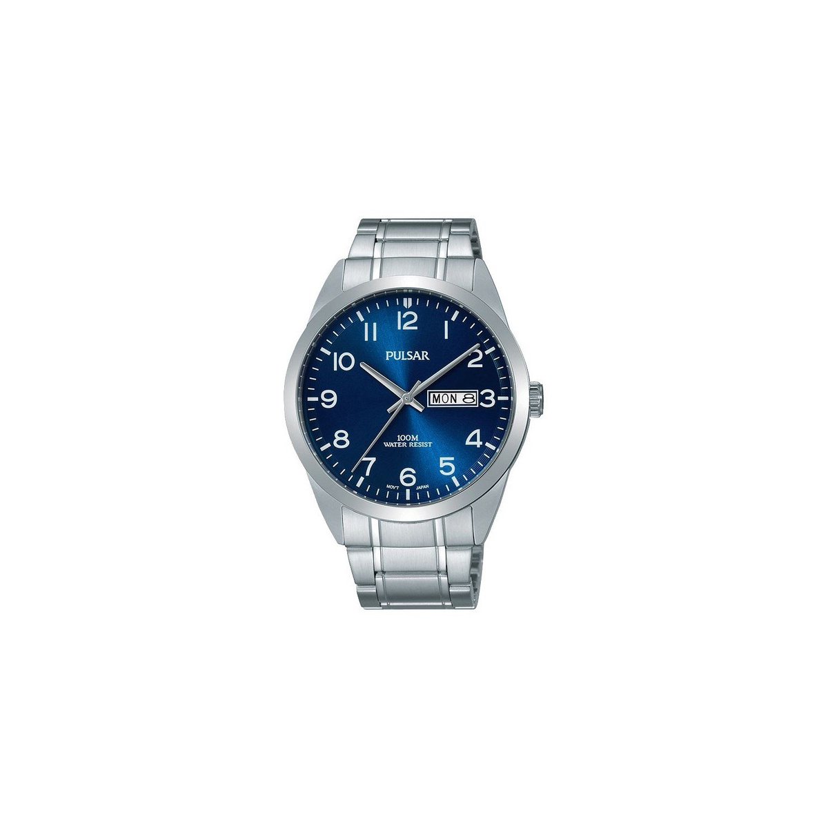 Pulsar PJ6061X1 Heren horloge 38 mm - Zilverkleurig - Pulsar