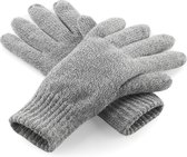 Beechfield Unisex Klassieke Thinsulate Thermische Winterhandschoenen (Heide Grijs)