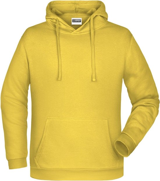 James And Nicholson Heren Basis Hoodie (Geel)