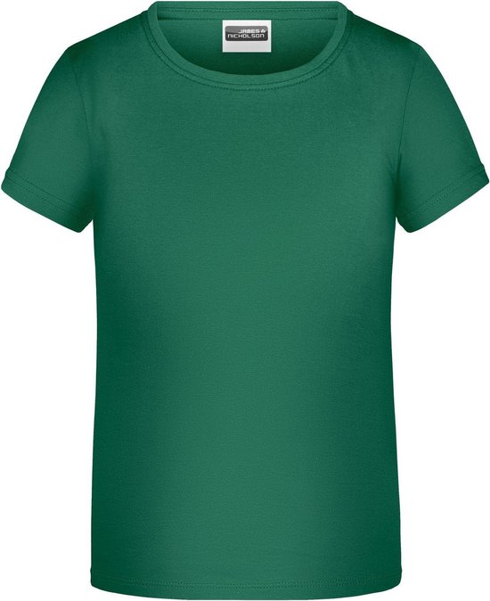 James And Nicholson Childrens Girls Basic T-Shirt (Iers Groen)