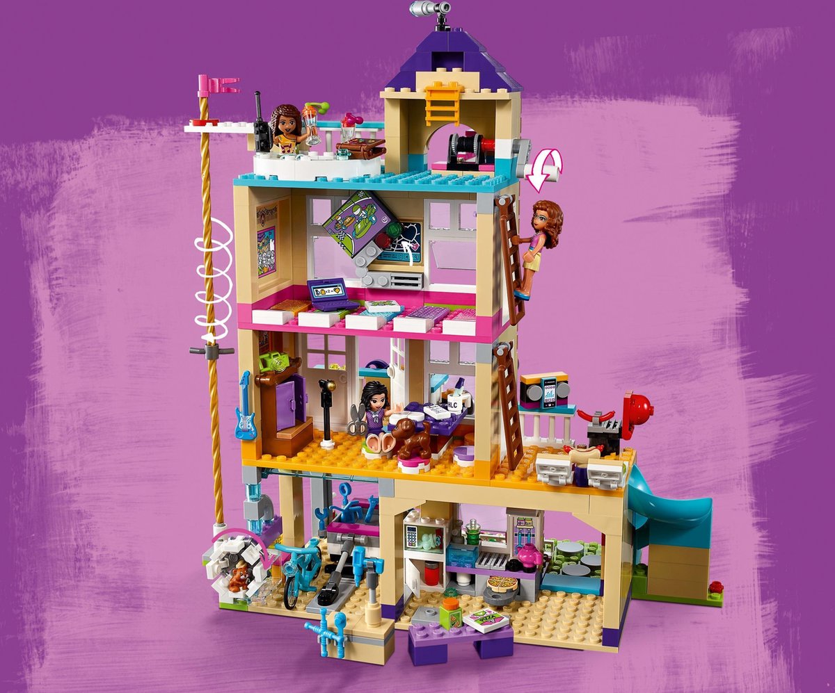 LEGO Friends 41340 pas cher, La maison de l'amitié