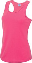 AWDis Just Cool Girlie Fit Sport Dames Vest / Tank Top (Elektrisch Roze)