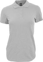 SOLS Dames/dames Perfect Pique Poloshirt met korte mouwen (Grijze Mergel)