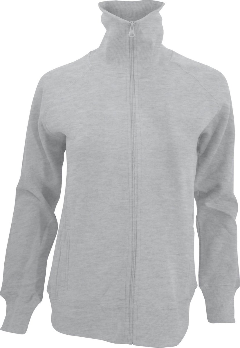 SOLS Dames/dames Soda Full Zip Active Sweat Jacket Grijze Mergel