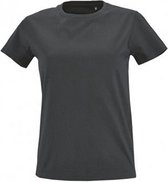 SOLS Dames/dames Imperial Fit T-Shirt met korte mouwen (Donkergrijs)