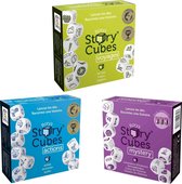 Spellenbundel - Dobbelspel - 3 Stuks - Rory's Story Cubes Actions, Voyages & Mystery