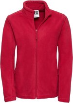 Russell Kleuren Dames Full Zip Openlucht Fleece Jasje (Klassiek rood)