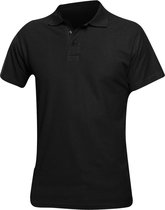 SOLS Heren Lente II Korte Mouw Zwaarlijvig Poloshirt (Zwart)