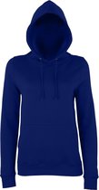 Awdis Gewoon Hoods Vrouwen/dames Girlie College Pullover Hoodie (Nieuwe Franse marine)