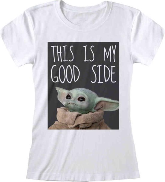 Star Wars Dames Tshirt -XL- The Mandalorian – Good Side Wit