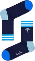 Happy Socks Athletic Embrodery UFO 3/4 Crew Sock