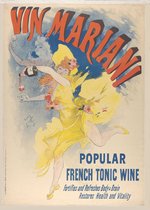 Vintage Poster Vin Mariani - Large 70x50 cm - French Tonic Wine - Retro - Frankrijk