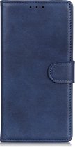 Luxe Book Case - Motorola Moto G9 Plus Hoesje - Blauw