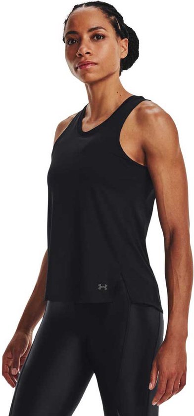 Under Armour Iso-chill Laser Mouwloos T-shirt Zwart L Vrouw