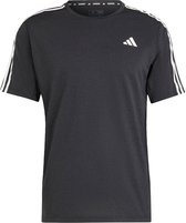 adidas Performance Own the Run 3-Stripes T-shirt - Heren - Zwart- M