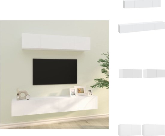 Set Tavolo E Sedie Da Giardino Progarden In Resina Bianca 30x30x30 Cm Con Cuscini