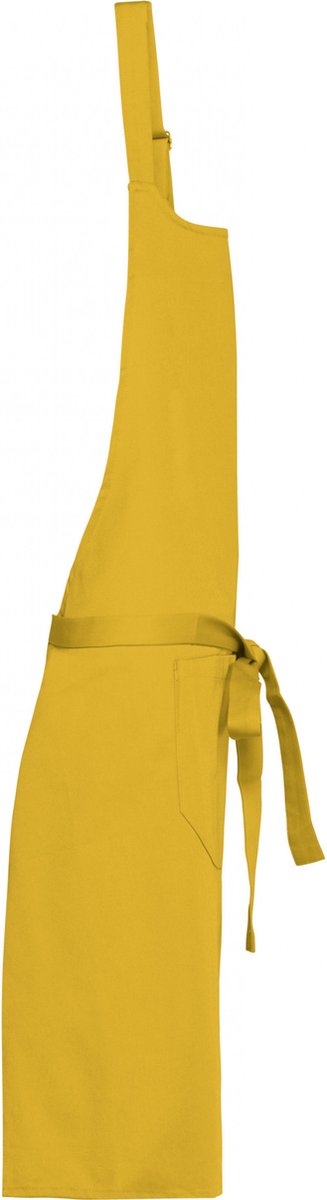 Schort/Tuniek/Werkblouse Unisex One Size Kariban Mustard 100% Katoen