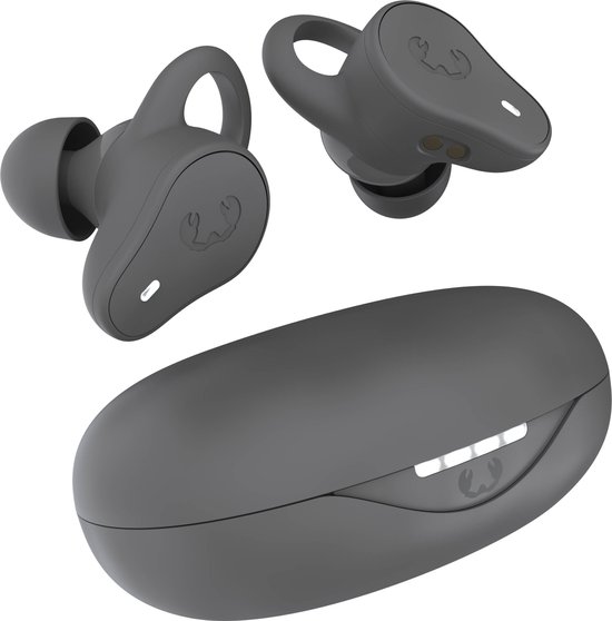 Sport oordopjes draadloos Twins Move IPX4 waterdicht met oorhaakjes 30 uur batterijduur Bluetooth 5.0