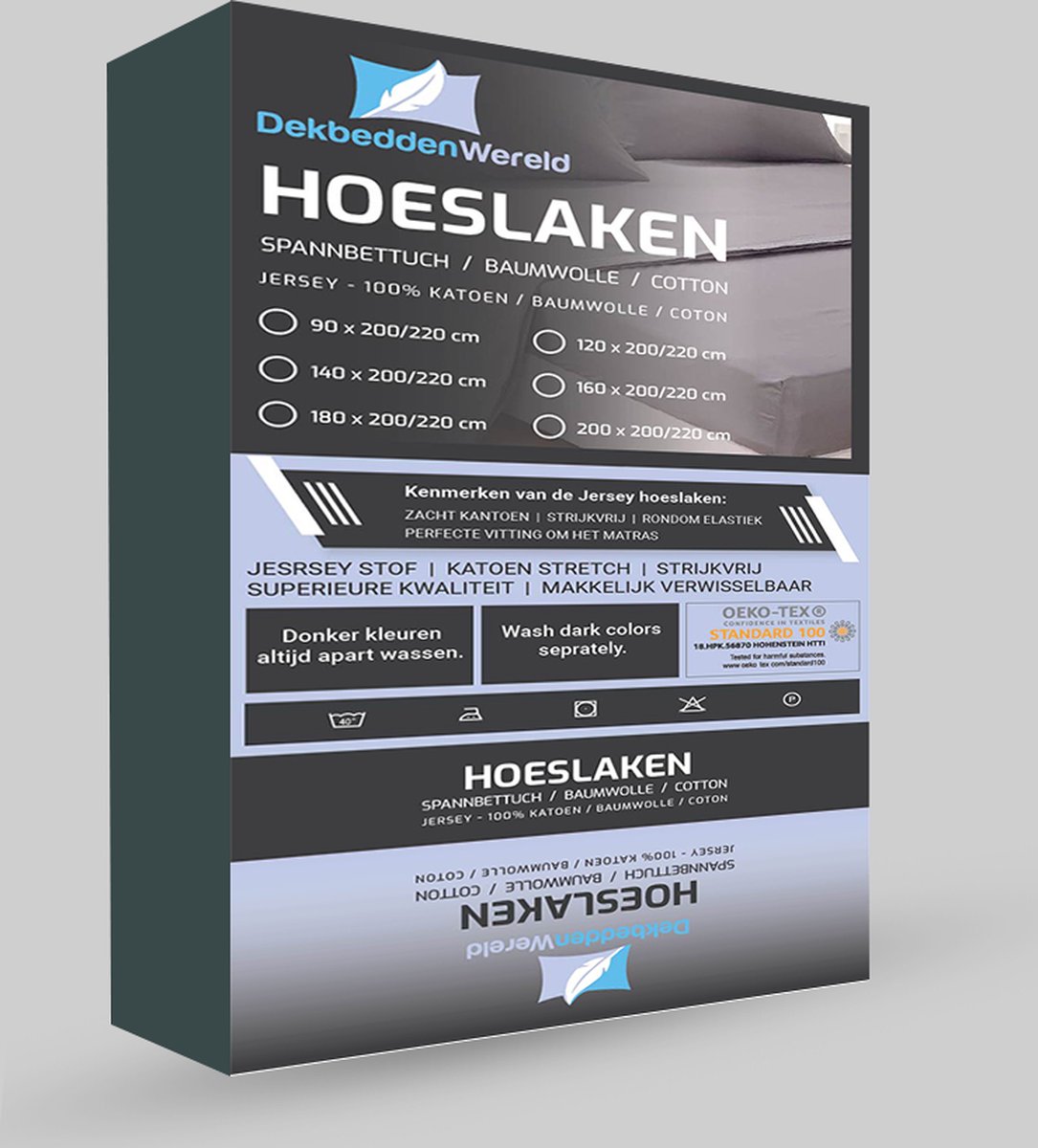 Dekbeddenwereld Jersey Stretch Hoeslaken - Extra Stretch Jersey Hoeslaken voor Matrassen – Premium Zacht, Ademend en Duurzaam met Elastiek Rondom voor een Veilige, Kreukvrije Pasvorm en Dagelijks Slaapcomfort - groen - 140 cm x 200 cm
