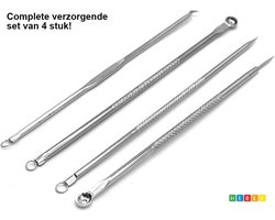 *** Comedonenlepel Set - Mee-eter Blackhead-Remover - Pimple - Verzorgde huid - van Heble® ***