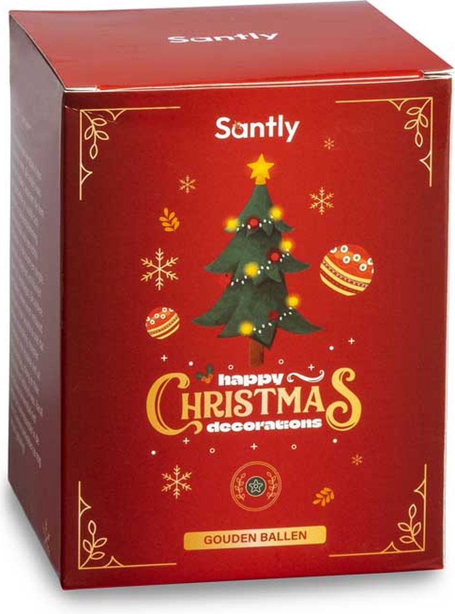 Santly gouden kerstornament set - Kerstballen - Kerstversiering - Kerstboom versiering - Kersthanger - Vagina - Ballen - Piemel piek - Glas – foto 8