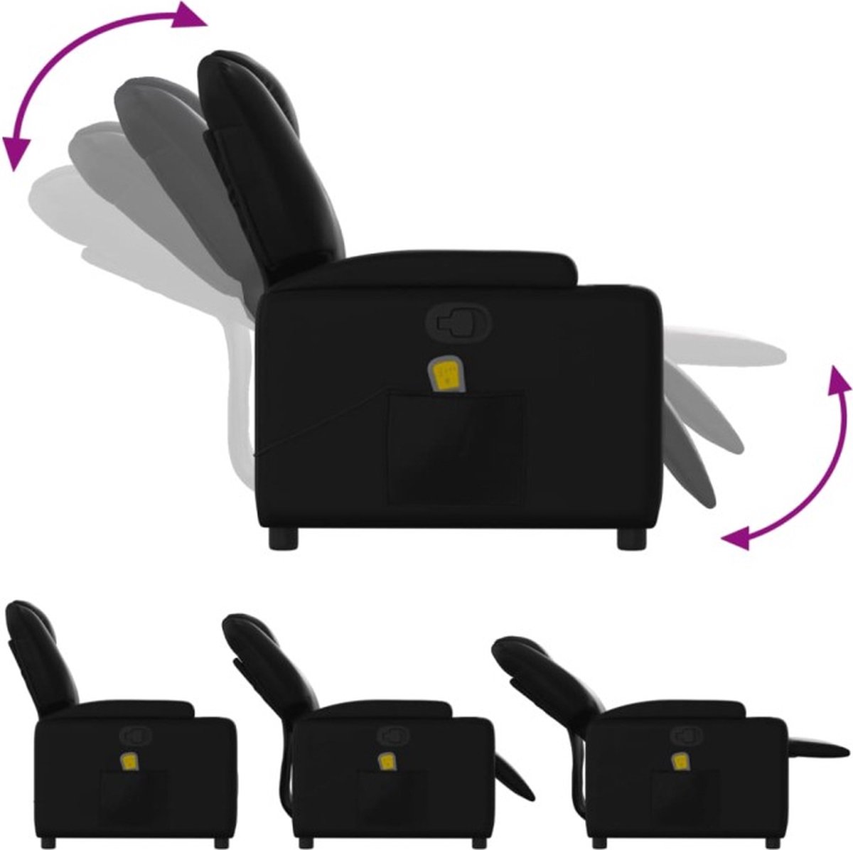 Afbeelding 3 van vidaXL Massagestoel Verstelbaar (EAN: 8721012200425)