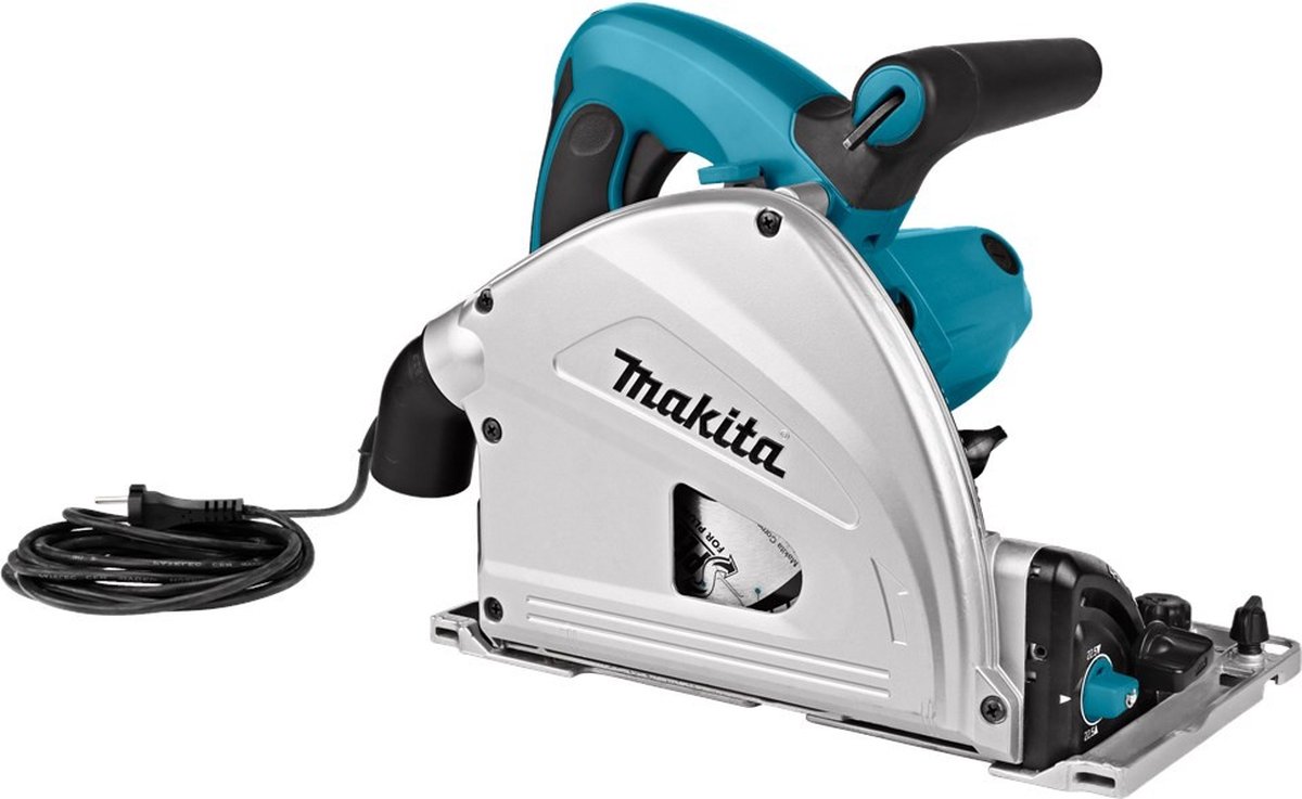 Makita SP6000J1X2 Invalcirkelzaag 1300W + geleiderails thumbnail 5