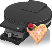 Bol.com Wafelijzer met Verwisselbare Platen - Wafelijzer met Uitneembare Platen - Wafelijzer Hartvorm - Wafelijzer Hartjes aanbieding