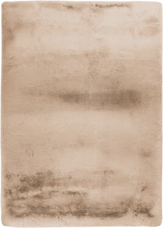 Tapijtenloods Luxury Premium Fluffy Vacht Vloerkleed - Beige - 200x290 CM - Superzacht Tapijt voor Woonkamer en Slaapkamer