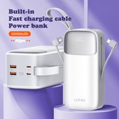 PowerBank 50000mAh USB-C snellaad-powerbanks PQ50 slim LED-display Ingebouwde oplaadkabel Power Bank