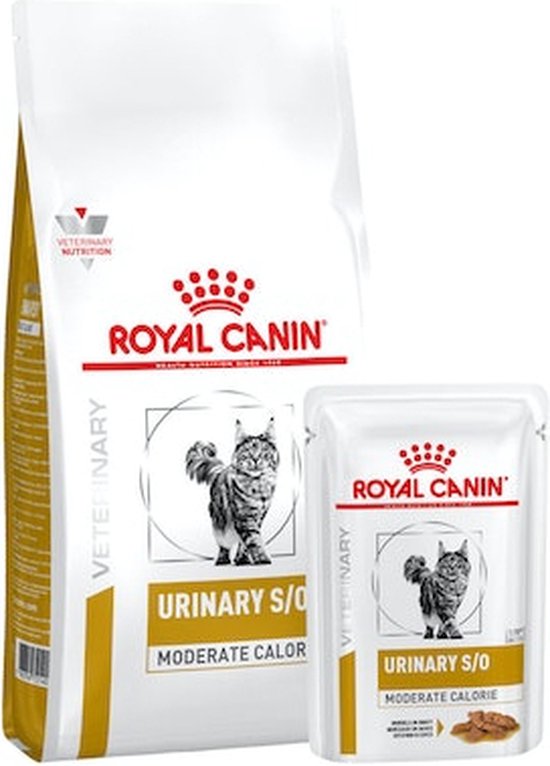 Royal Canin Urinary S/O Moderate Calorie kat Combi - 3,5 kg + 12 x 85 g