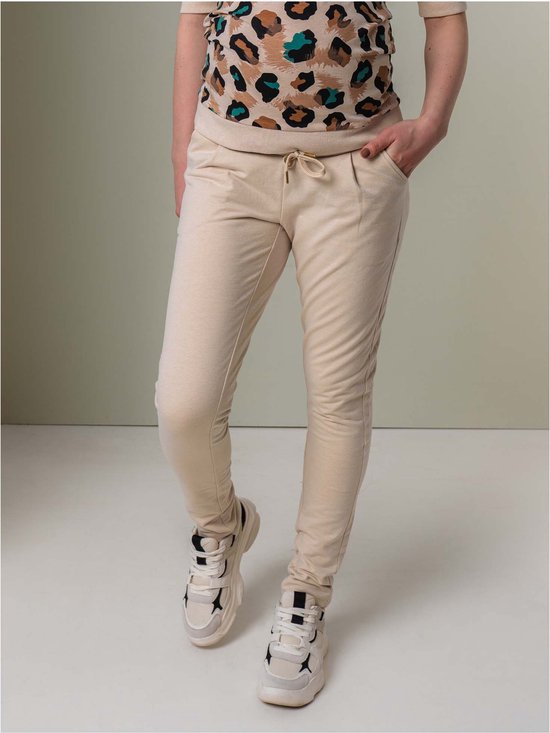 Prénatal zwangerschapsbroek - Dames Kleding - Light Brown Melange - Maat XL