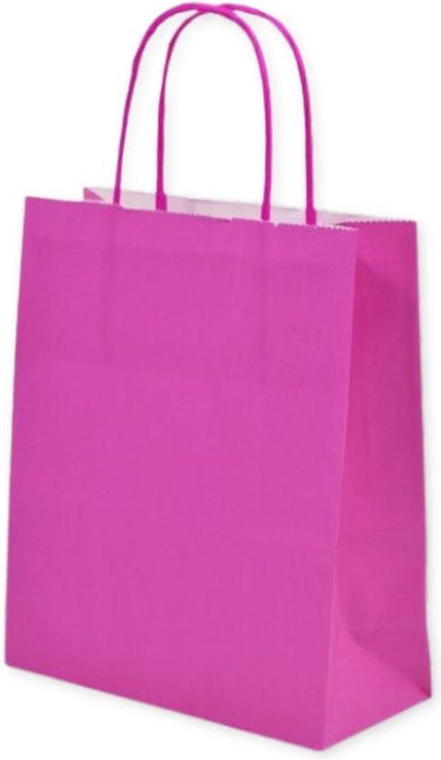 Papieren draagtassen - Wit Kraft - Luxe - Katoenen koord - FSC® - Elite