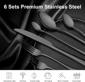 stabiele roestvrijstalen bestekset, cutlery set, 36-piece