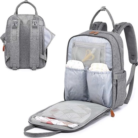 Kidzroom DIAPER BAG VISION OF LOVE - Luiertas - black/zwart Kidzroom DIAPER BAG VISION OF LOVE - Luiertas - black/zwart