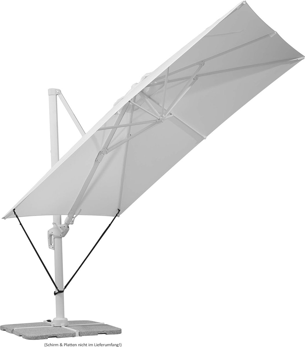 Lot 5 Pare-Vent Parasol Déporté BESPOTCL – Sangles Réglables, Mousquetons Métal, Protection Vent Forte