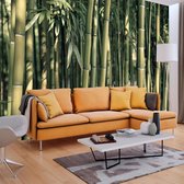 Fotobehangkoning - Behang - Vliesbehang - Fotobehang Bamboe - Bamboo Exotic - 100 x 70 cm