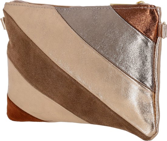 Charm London Anna Clutch/avondtasje - Taupe