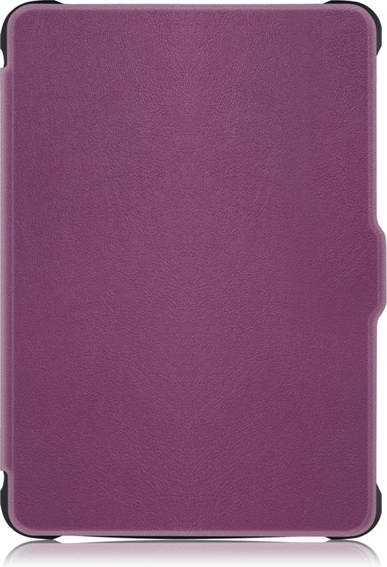 Hoes Geschikt voor Kobo Clara HD Hoesje Bookcase Cover Hoes Met Screenprotector - Hoesje Geschikt voor Kobo Clara HD Hoes Cover Case - Paars van FBBULES — afbeelding 4