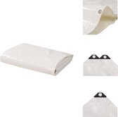 vidaXL Dekzeil - Canvas PVC-gecoat 3 x 5 m - Scheur- en waterbestendig - UV- en schimmelbestendig - Afdekzeil