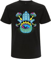 Glow In The Dark T-shirt - Zwart - XXXL