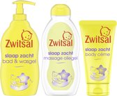 Zwitsal Cadeaupakket - Slaap Zacht - huidvriendelijke pH en dermatologisch getest, voor de verzorging van de gevoelige babyhuid - 1 set