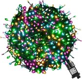 Kerstverlichting - lichtketting buiten veelkleurig 8 standen met geheugenfunctie Waterdicht IP44 Kerstversiering voor binnen en buiten Kerstbomen, feesten, bruiloften (20M, veelkleurig) [Energieklasse A+++]