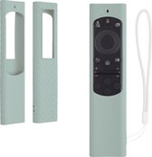 kwmobile hoes geschikt voor Samsung Smart TV TM2280e BN59-01385 / BN59-01386 / BN59-01391A - Siliconen anti-slip hoes voor afstandsbediening in pastelgroen