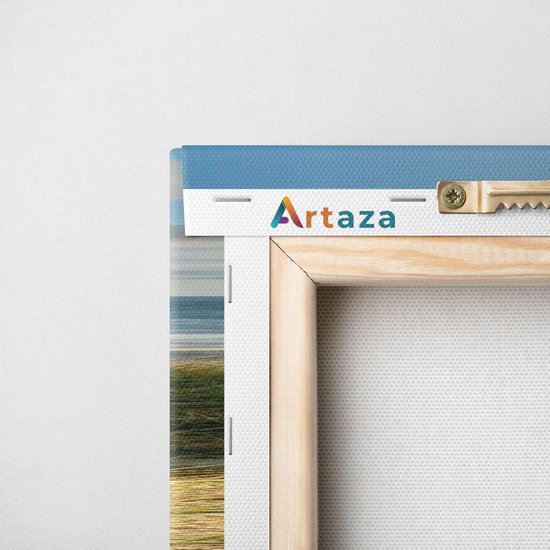 Arrière d'une toile Artaza avec système de suspension.