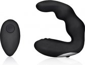 Shots - Ouch! OU905BLK - Bent Vibrating Prostate Massager with Remote Control - Black