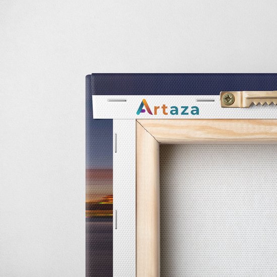 Tableau sur toile Diptyque Artaza Pont Waal à Nimègue - 160x120 - Groot - Photo sur toile - Impression sur toile