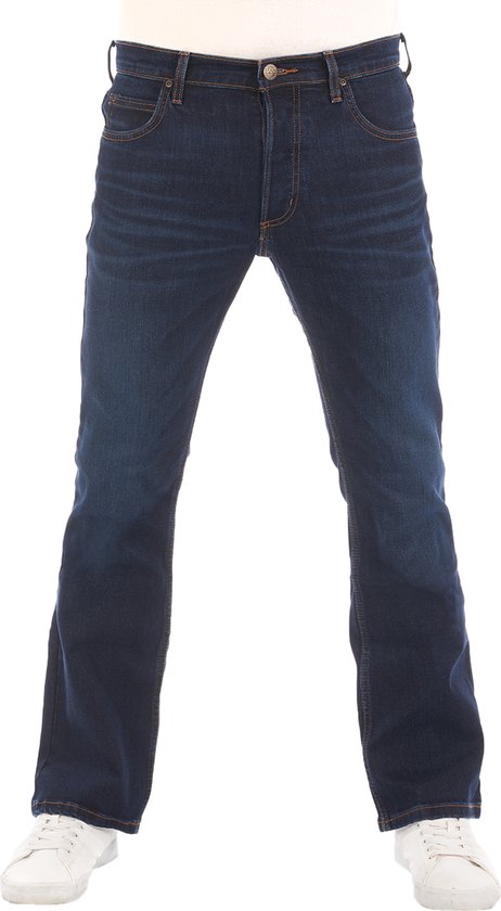 Lee Heren Jeans Broeken Denver bootcut Fit Blauw 36W / 36L Volwassenen Denim Jeansbroek